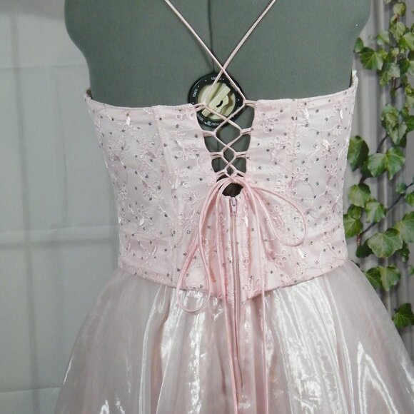 Robe de Bal ou demoiselle d’honneur Rose Taille 14-18-20 - Picture 4 of 5